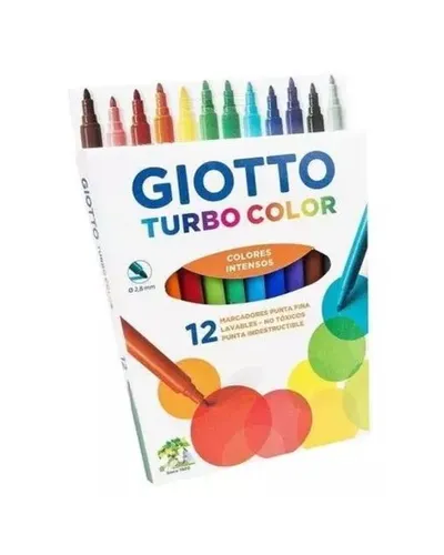 Marcadores Giotto Turbo Maxi 12