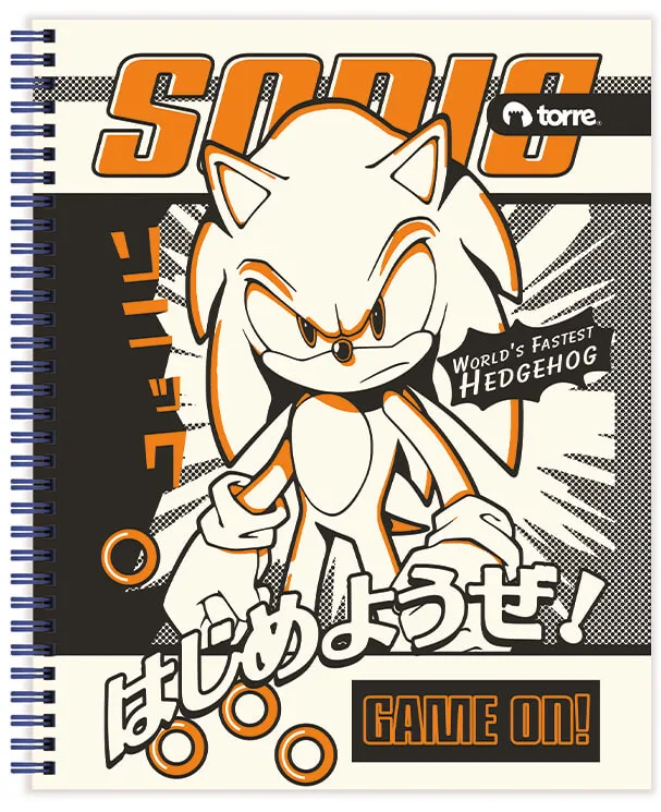 Cuaderno Univ. Mat. 7mm Sonic