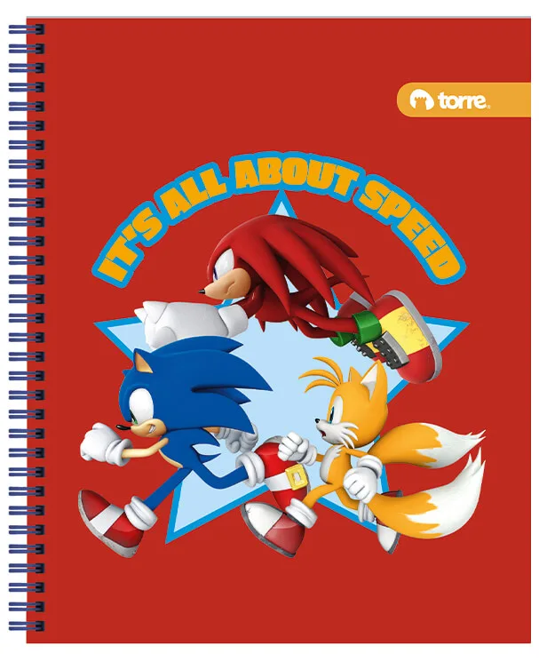 Cuaderno Univ. Mat. 7mm Sonic