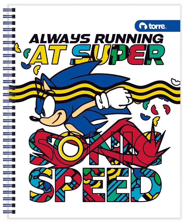 Cuaderno Univ. Mat. 7mm Sonic