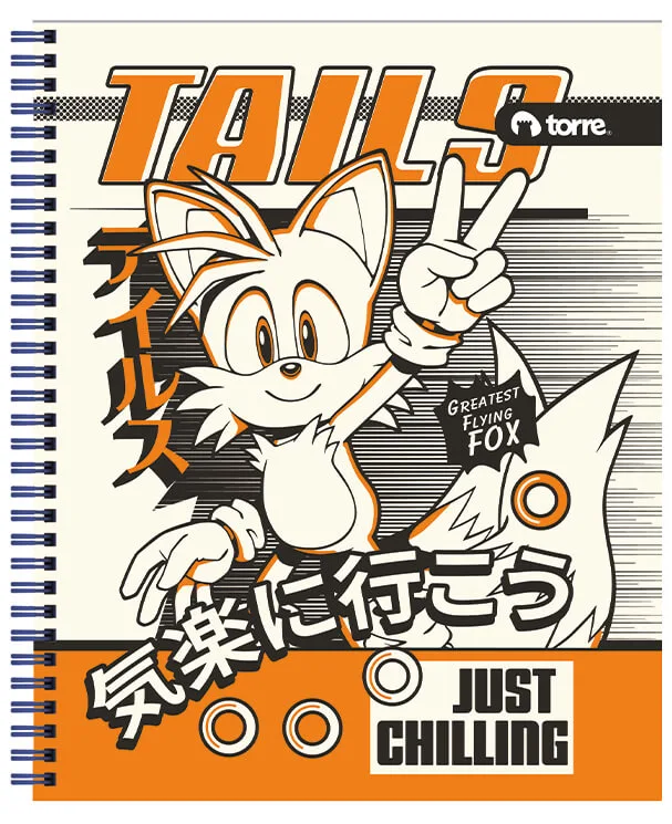 Cuaderno Univ. Mat. 7mm Sonic