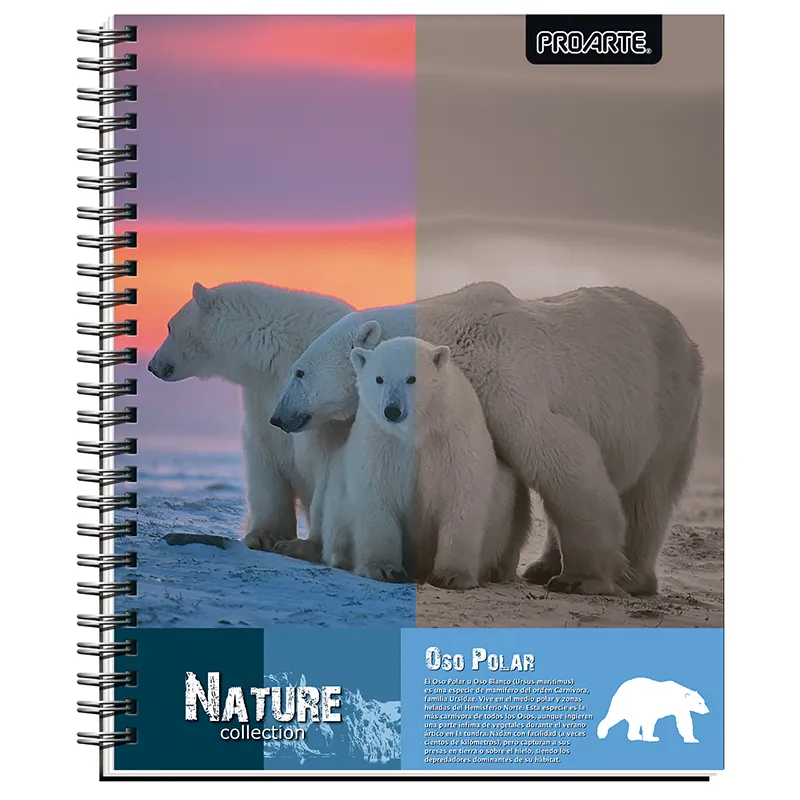 Cuaderno Univ. Mat. 7mm Nature
