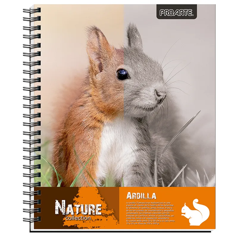 Cuaderno Univ. Mat. 7mm Nature