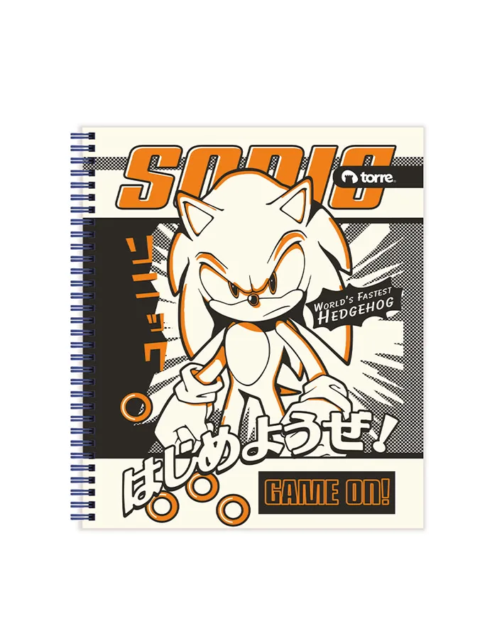 Cuaderno Univ. Mat. 7mm Sonic