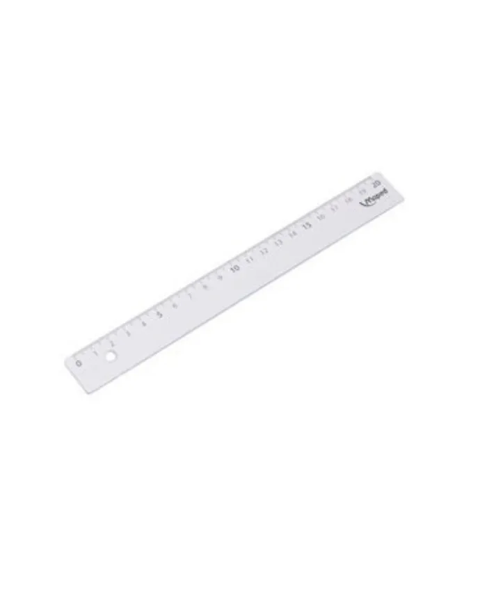Regla Hand Transparente 20cm