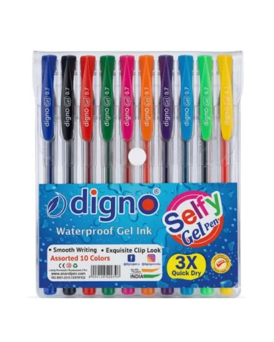 Set 10 Lápices Gel Digno Selfy
