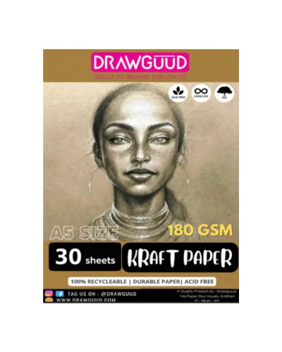 Croquera A5 Paper Kraft 30 Hjs.